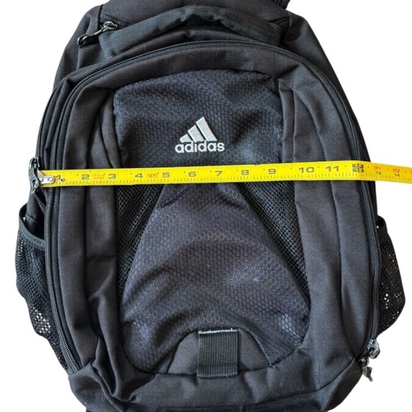 Adidas Classic Black Dillion Unisex Youth Adjustable Strap Backpack - Picture 8 of 9